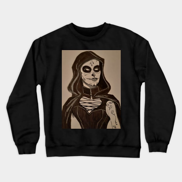 Lady death Crewneck Sweatshirt by roxydemon